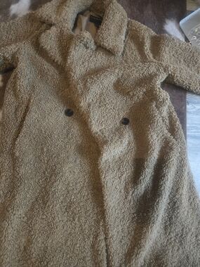 Bernardo Tan Sherpa Teddy Coat